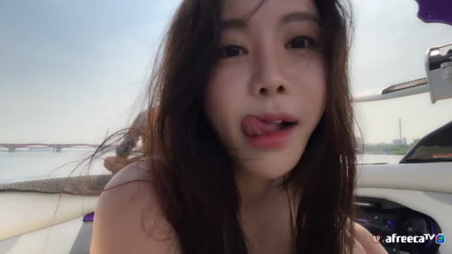 BJ소리베베클립]소리베베 한강 보트 비키니