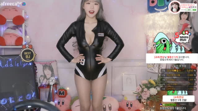 BJ♡에디린♡클립] 가죽 하이레그 스쿼트 ㅓㅜㅑ 지린다